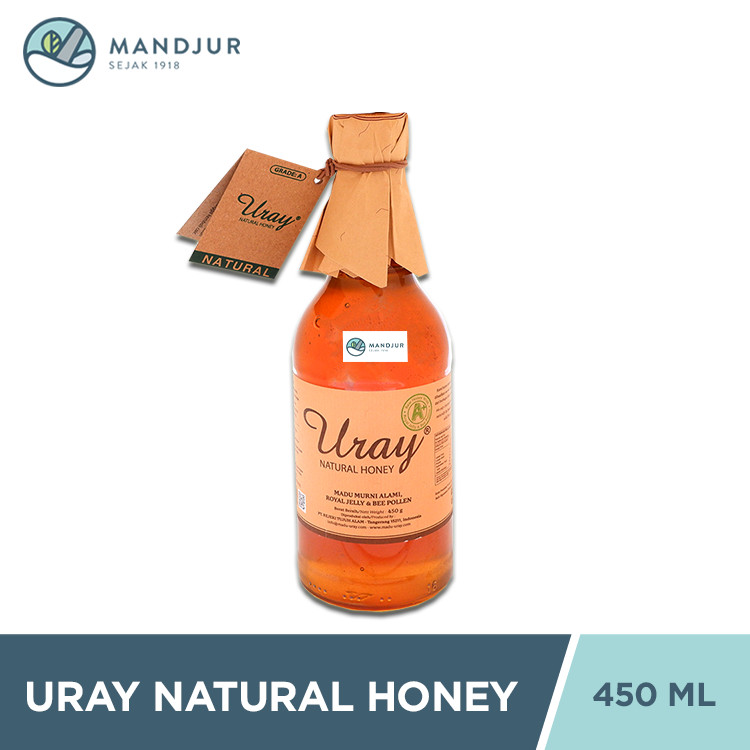 

COD Uray Natural Honey 450 Gram - Madu Asli Lebah Liar / Madu Hutan