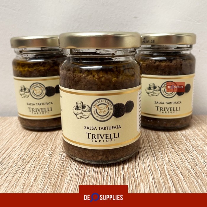 

Trivelli Truffle Sauce Tartufata 90gr - Tartufi Saus Truffle Hitam