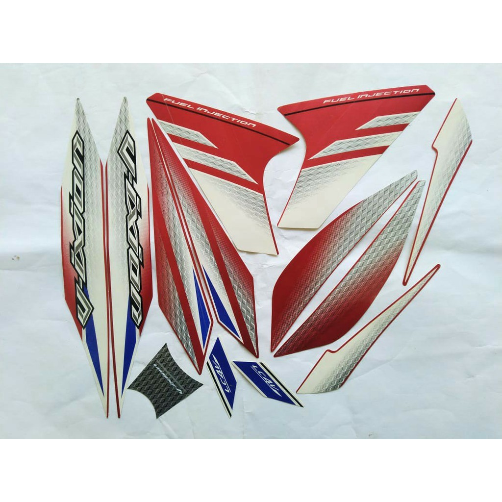 stiker striping yamaha vixion new 2015 merah (brk striping)