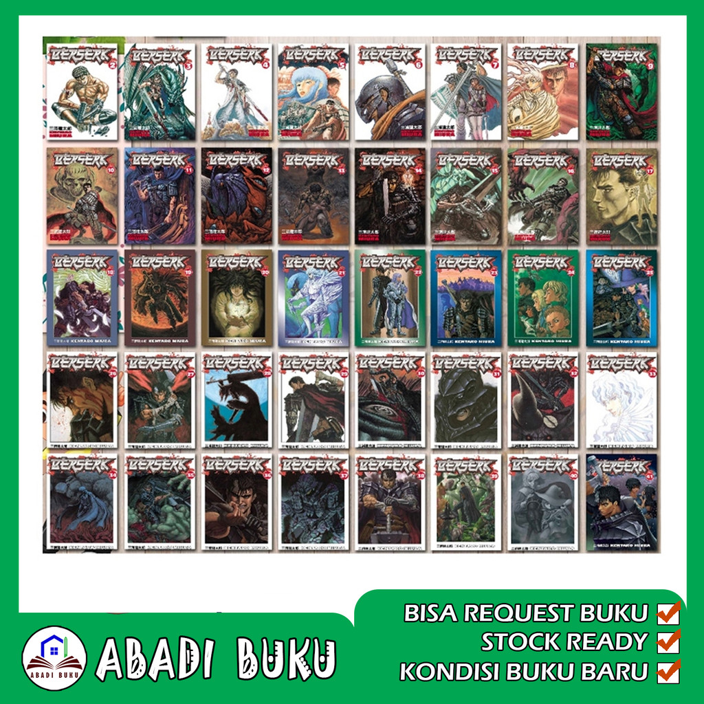 Komik Manga Berserk (41 book series) English