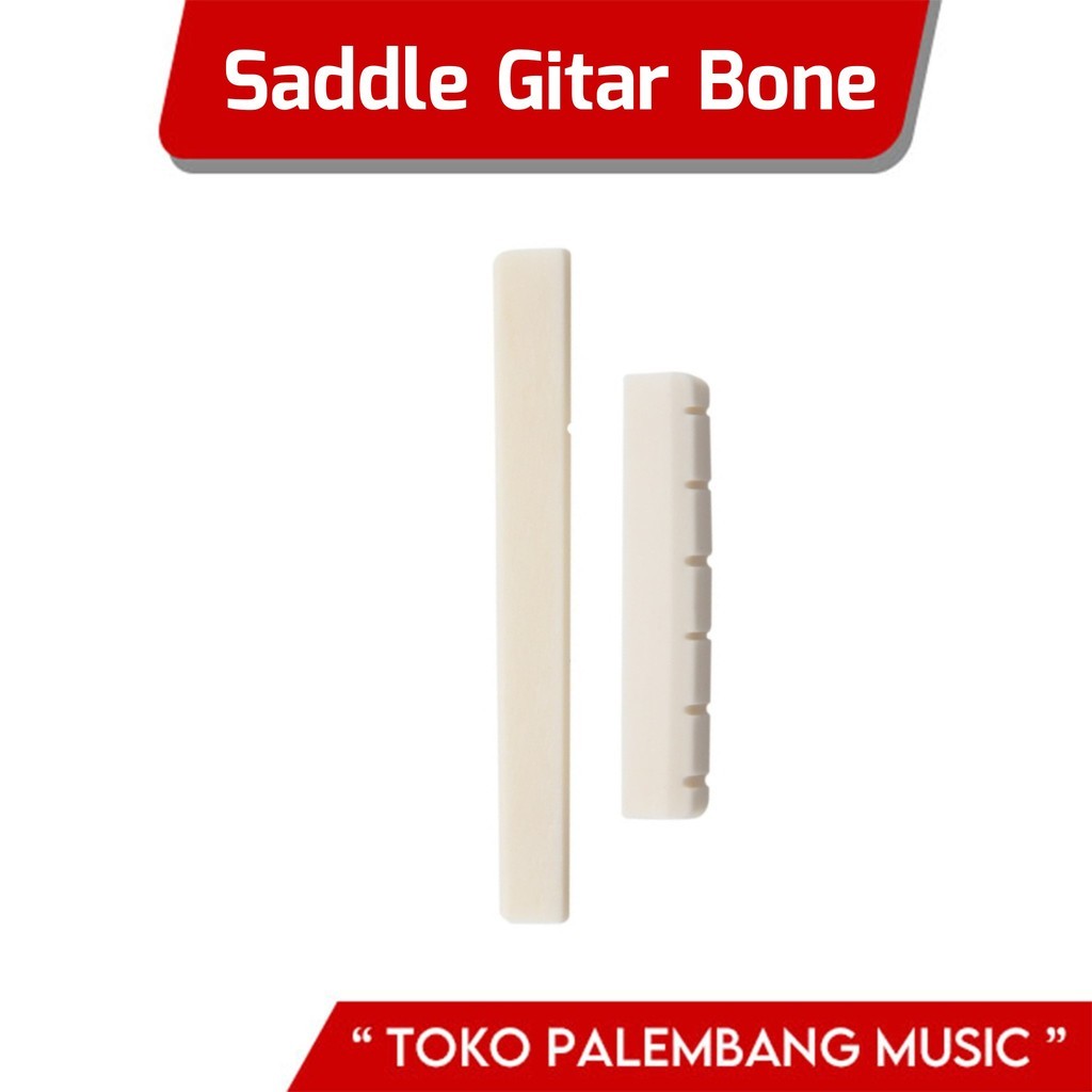 Saddle Gitar Akustik Bone Nut Gitar Akustik dan Klasik Tulang Asli