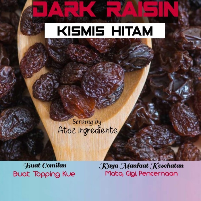 

✨TERLARIS -Raisin Dried 500 GR / KISMIS HITAM 500 GR