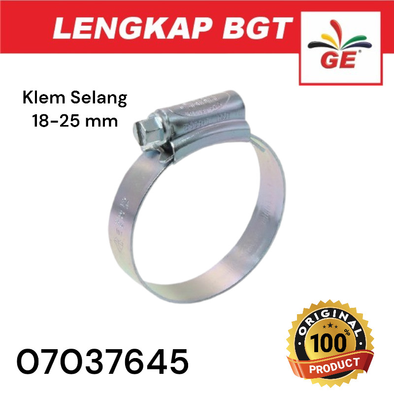 Hose Clamp Orbit 18 - 25mm atau Klem Selang Orbit 3/4 - 1 inch W1 - 07037645