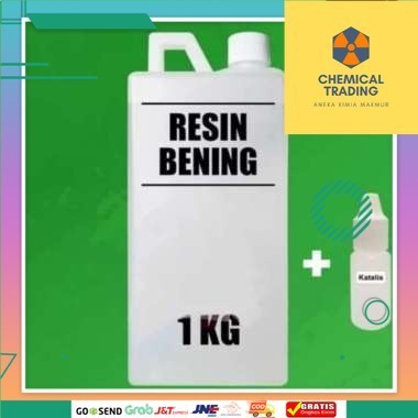 Resin Bening 1 Kg + Katalis
