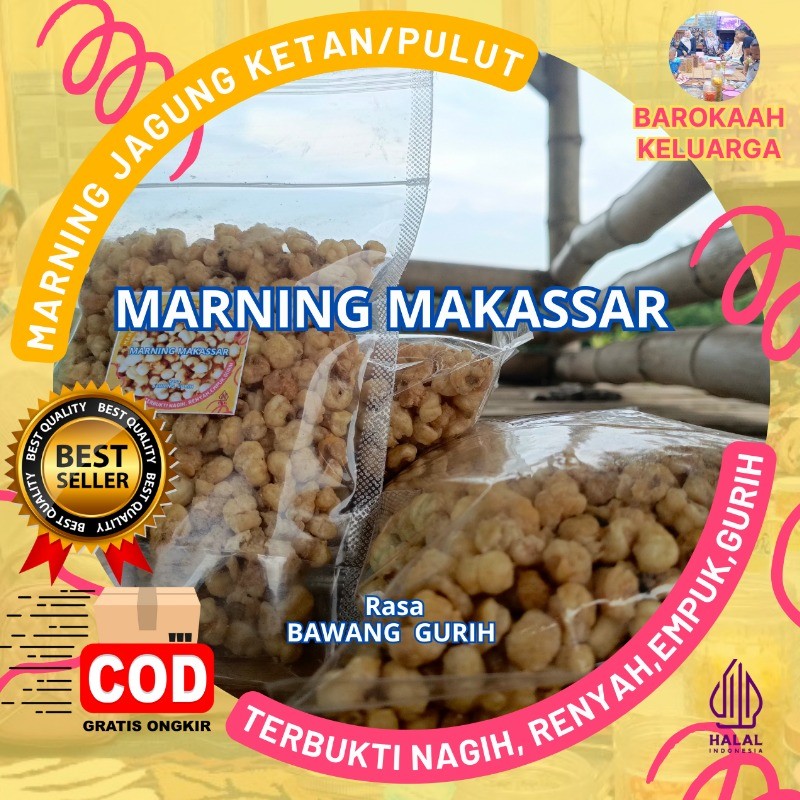 

1kg marning makassar jagung ketan rasa bawang gurih manis terlaris