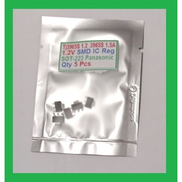 Qty 5 Pcs Tj3965S 1.2  3965S 1.5A 1.2V SMD IC Reg  SOT-223 Panasonic
