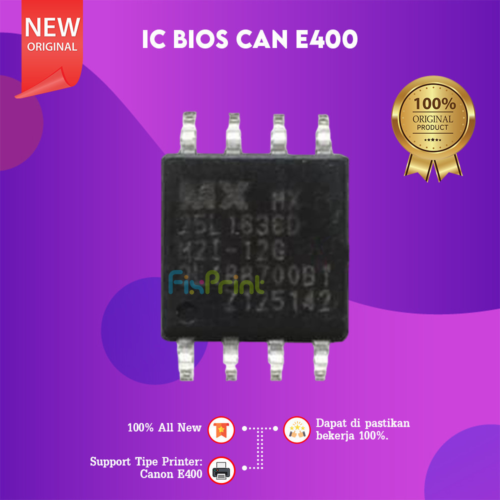 FixPrint IC Bios Can E400 Firmware E400 Untuk Board E400 Mati Total Murah