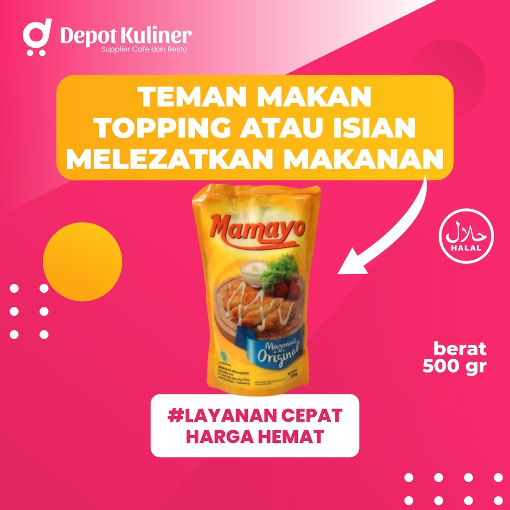 

Mayones Mamayo Saos Mayonnaise 500 gr - Depot Kuliner