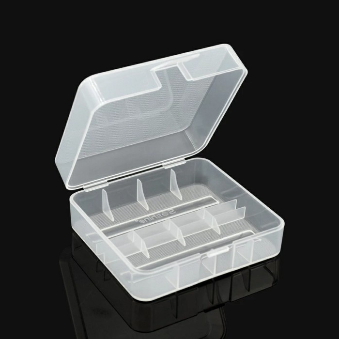 KOTAK BATERAI 26650 ISI 2 SLOT HOLDER BATTERY CASE