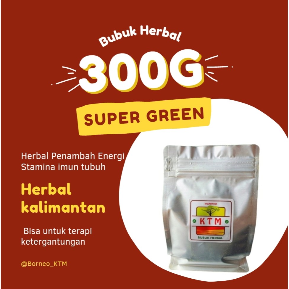 

BUbuuk supeer haluss herbal 300gram greenn siap seduh