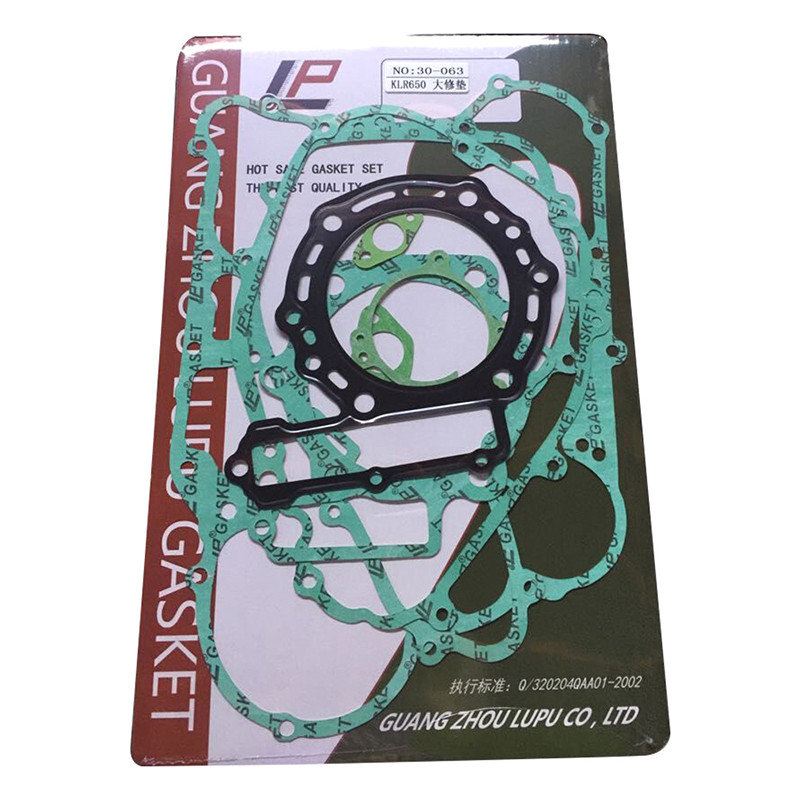 Motorcycle Cylinder Engine Crankcase Covers Gaskets Full Kit Set For Kawasaki  KLR650 KLR 650 1987-2