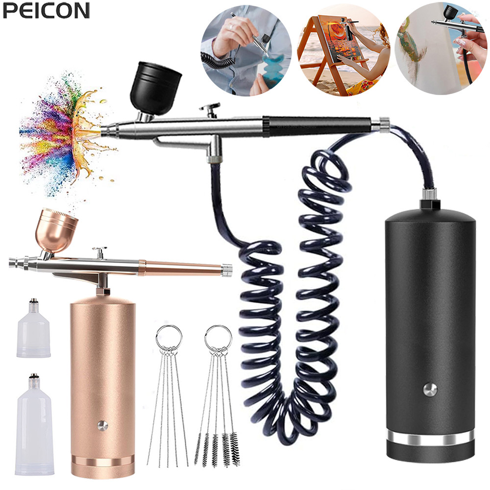 Airbrush with Compressor Airbrush Painting Mini Spray Gun for Painting Electric Paint Gun Airbrush C