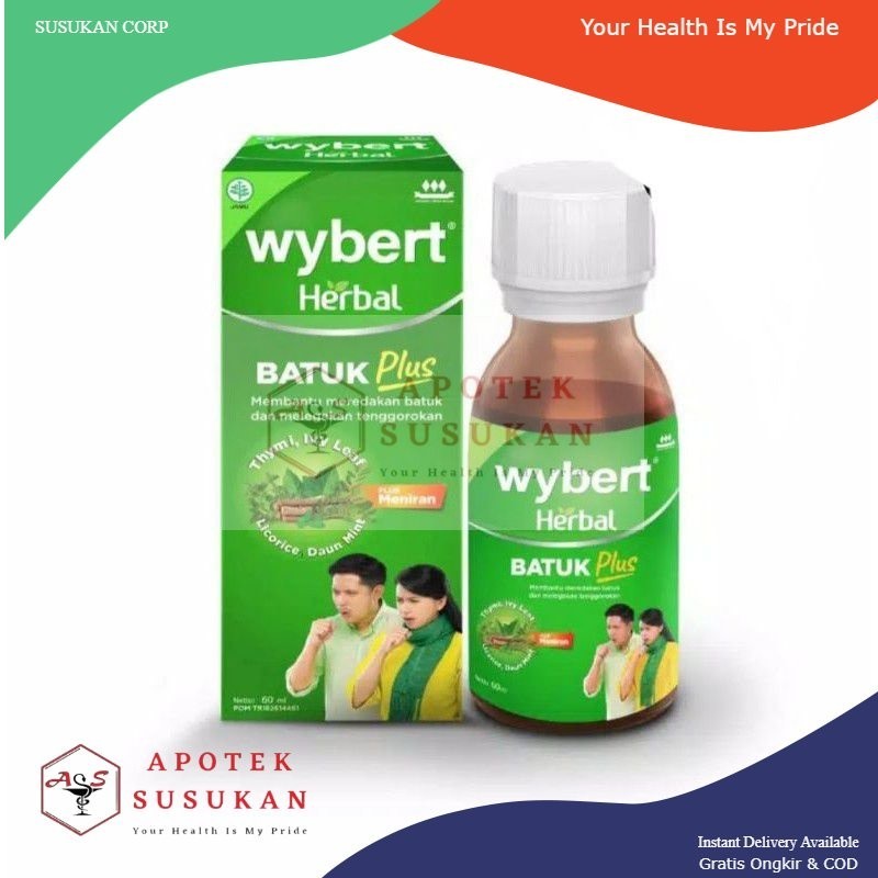 WYBERT HERBAL BATUK SIRUP 60 ML
