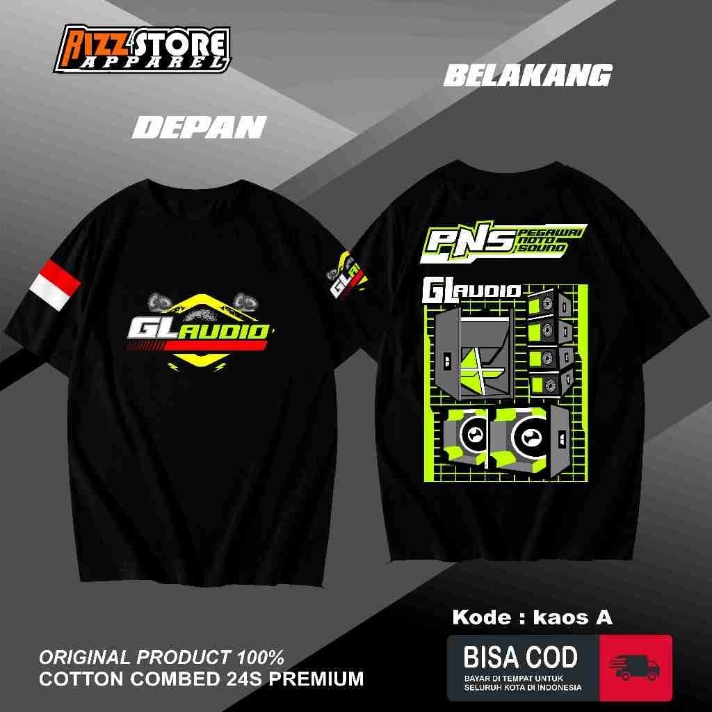 Kaos T-shirt baju BISA REQUEST NAMA AUDIO SOUND SYSTEM / kaos operator sound system bisa custom requ