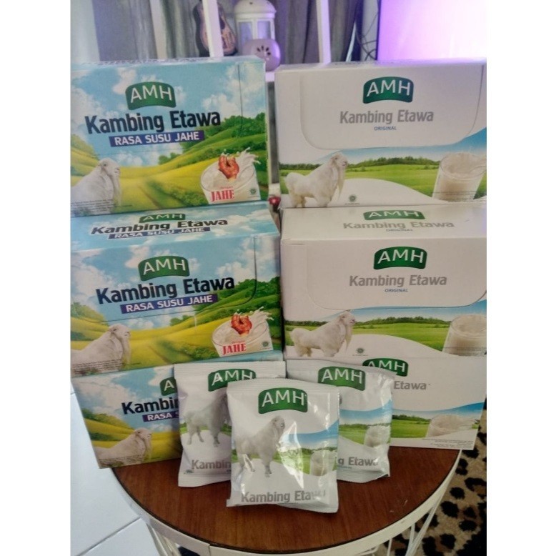 

Susu Kambing Etawa AMH Original Isi 10 Sachet Full Cream