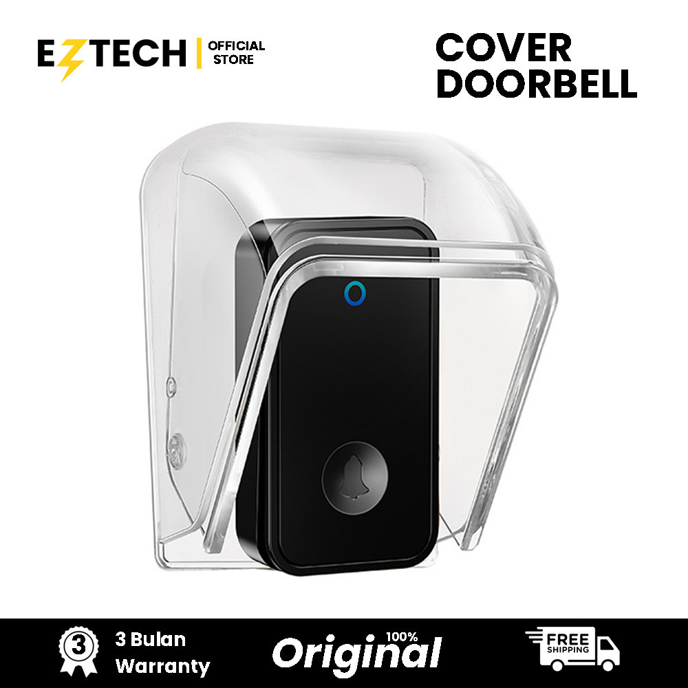 

Ag Casing Bel Pintu Tahan Air Transparan Penutup Bel Anti Air Rain Cover Door Bell Elegant/Casing