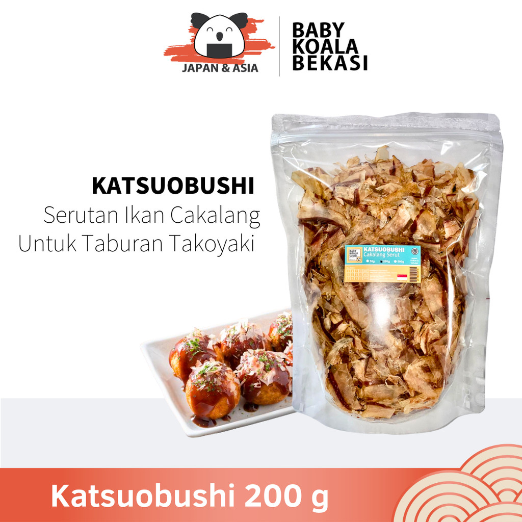 

KATSUOBUSHI Bonito Flakes 200 g Halal │ Taburan Takoyaki Katsuo Bushi Serutan Ikan Cakalang - Bekasi