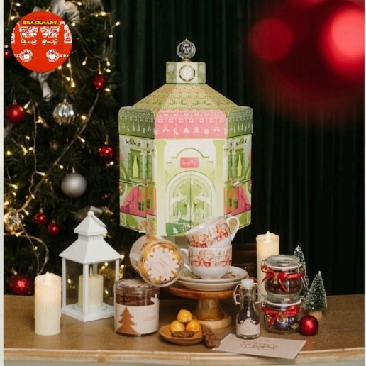 

Ready Stock Parcel Natal Medan Kue Kering Premium Teaset Cup Hardbox - Christmas Package A L