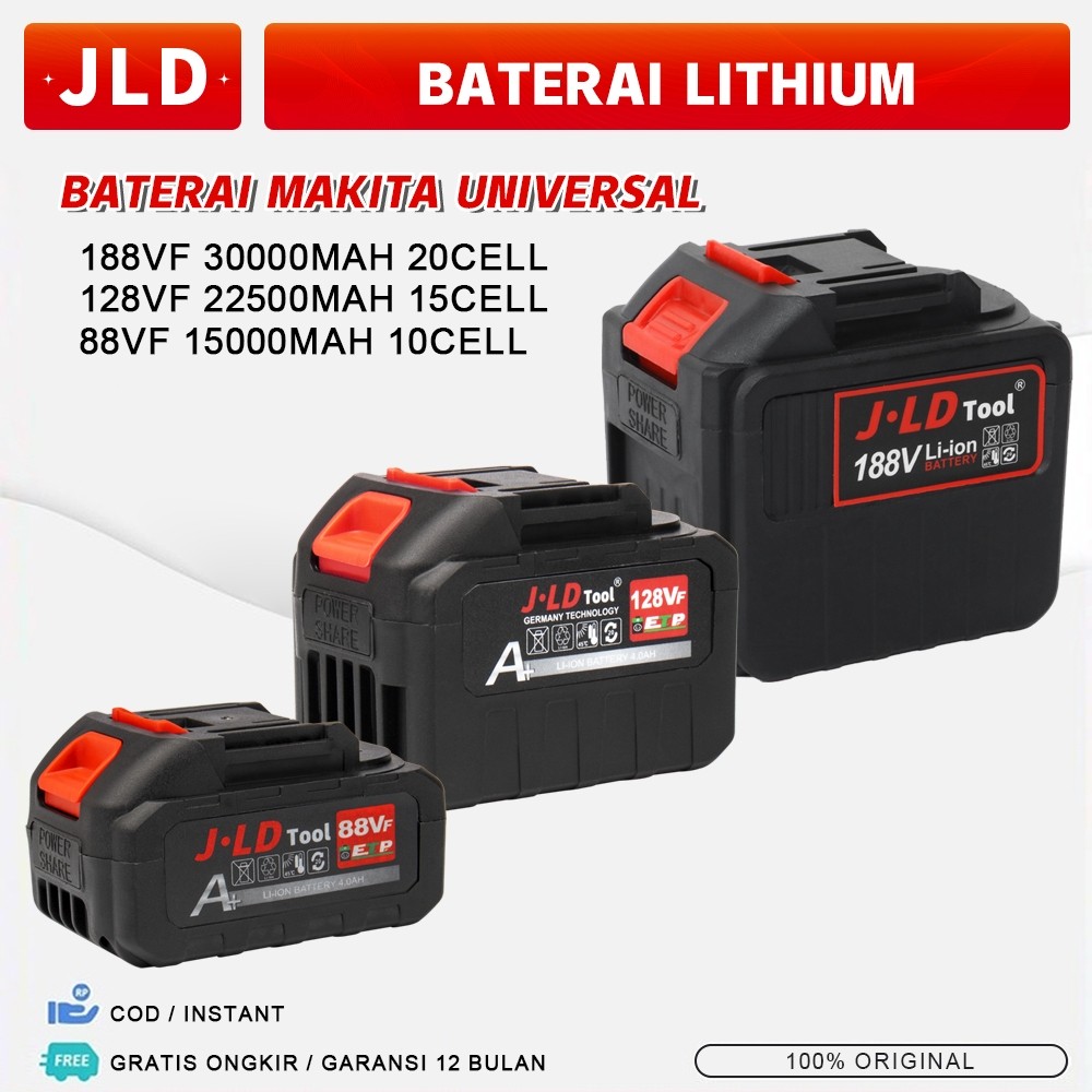 EY86M JLD Baterai Lithium LXT Makita Kapasitas Tinggi 88/128/188V Aksesoris For Lithium Tools Batre 