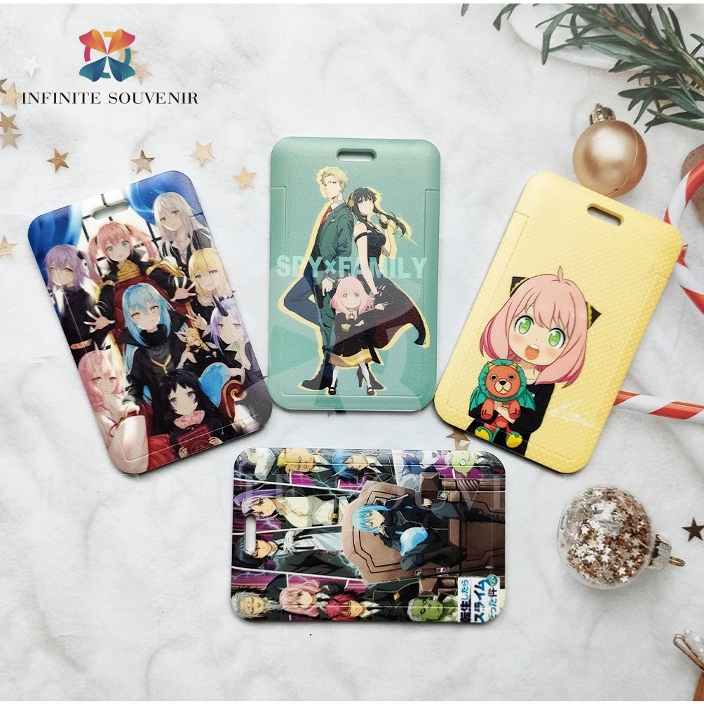 (N009) CARD HOLDER TANPA TALI / NAMETAG ANIME / NAMETAG CARTOON / ID CARD  KARAKTER  / NAMETAG SEKOL
