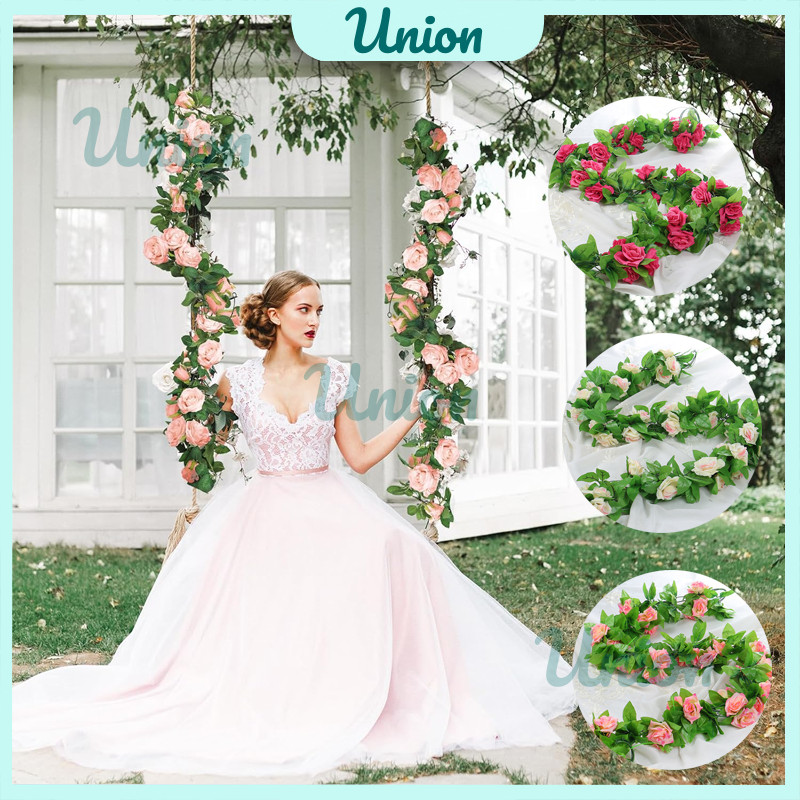 Bunga Mawar Rambat Rose Rambat Artificial Plastik / Bunga Mawar Rambat