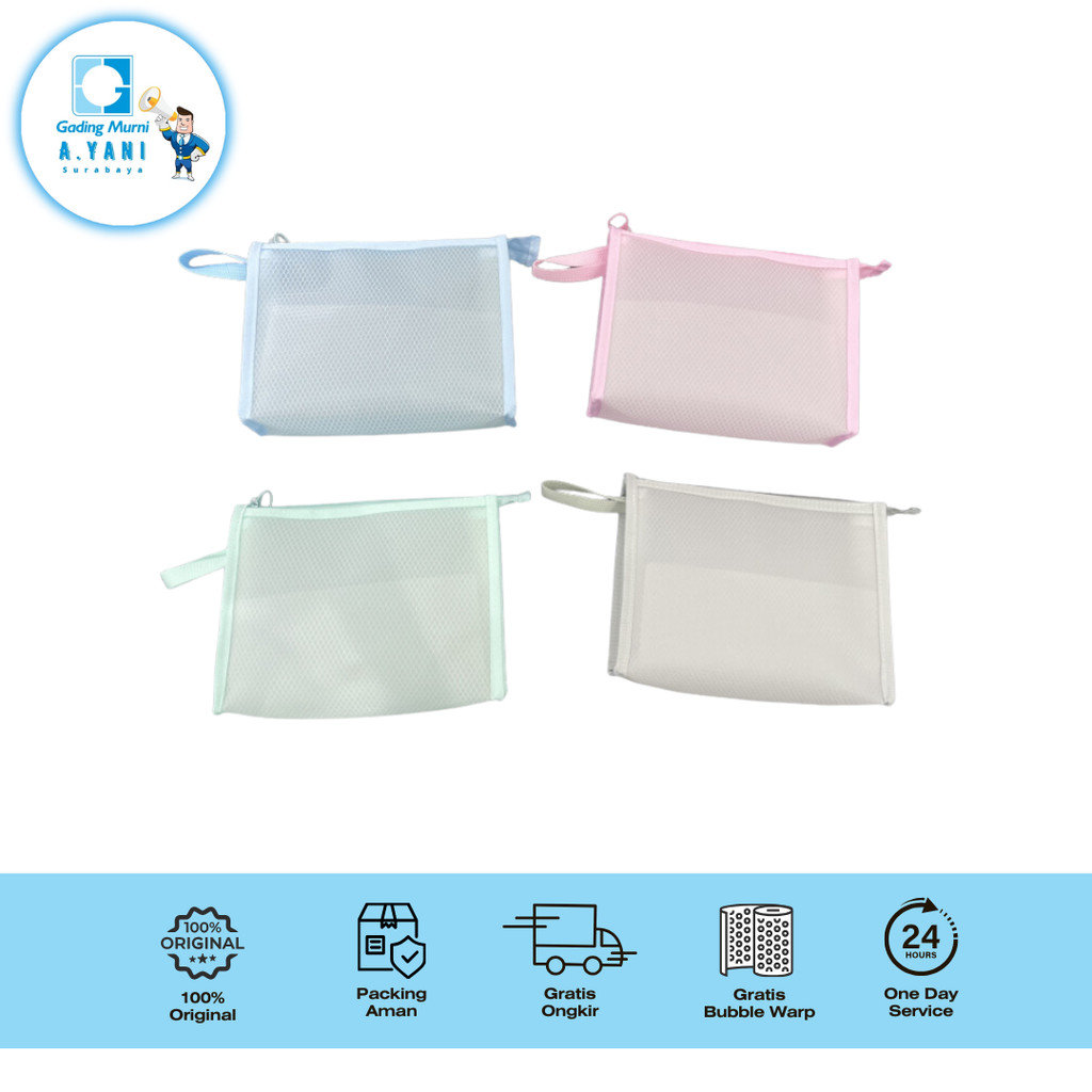 

KINHSHION ZIPPER BAG C6-281 A4-281 WARNA CAMPUR