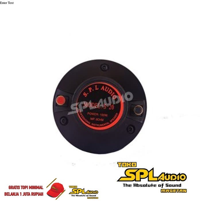 SPL Audio Driver Tweeter 1″ S-20