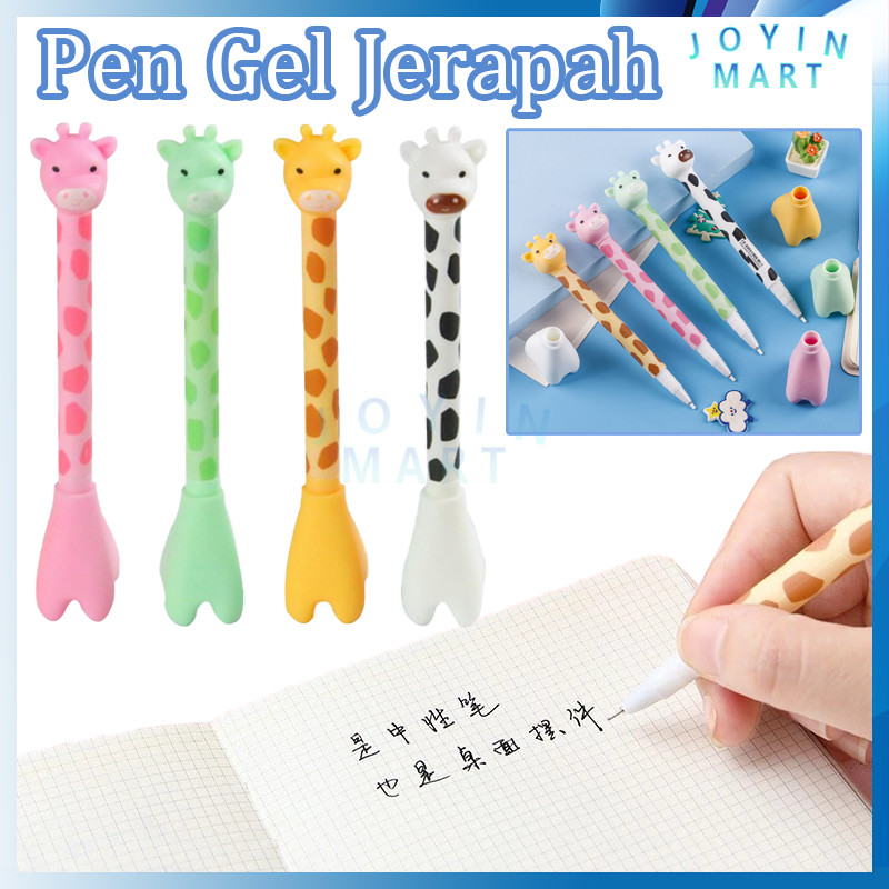 

Pulpen Tulis Motif Jerapah / Gel Pen Jerapah / Girrafe Ballpen
