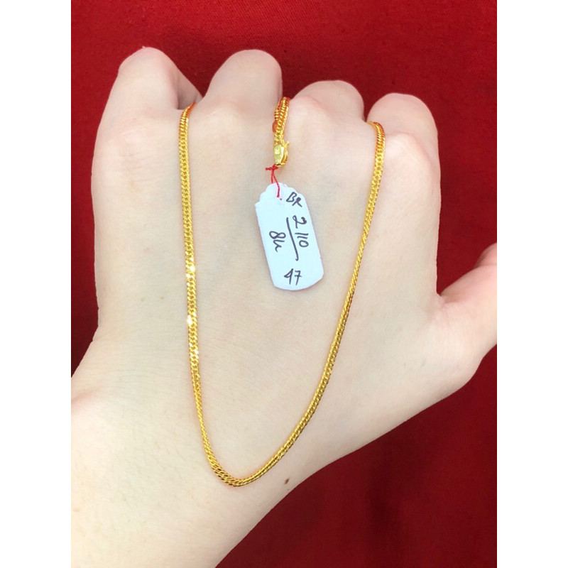 Kalung emas asli motif rantai berat 5gram kadar 375/8k ada surat dari toko