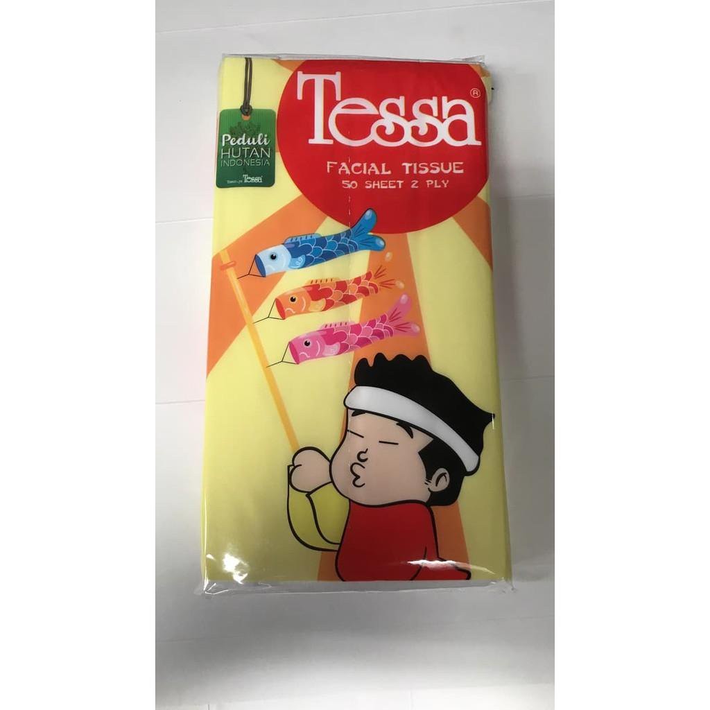 

Tessa Travel Pack Facial Tissue 50 Sheet 2 Ply / Tisu Muka Lebar Murah