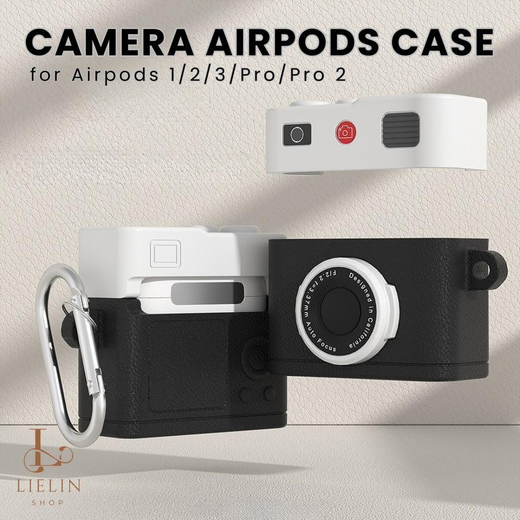 Airpods Case 1 / 2 / 3 / PRO Earphone Cover Silikon Pelindung Casing Apple Earbuds Insta Retro CAMER