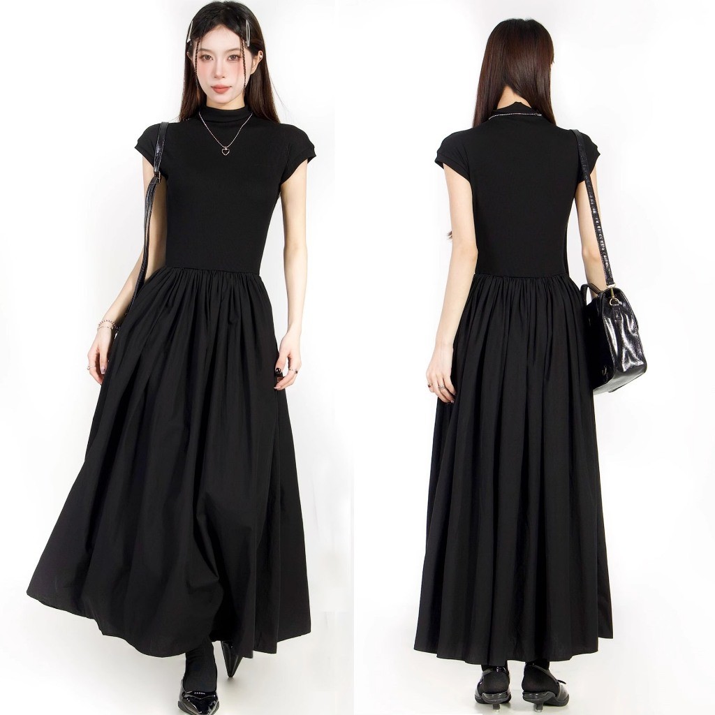 "Hot Item" Dress wanita jumbo bb85/dress Midi Wanita Dress Korean Style Model New Long Dress gaya Hi