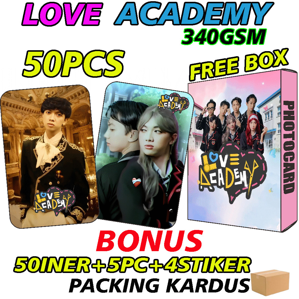 (50PCS) PHOTOCARD SPTRAKORI LOVE ACADEMY ALETTA VERNAN NOLAN SAPUTRA KORI SASTRA LIORA ZELENA