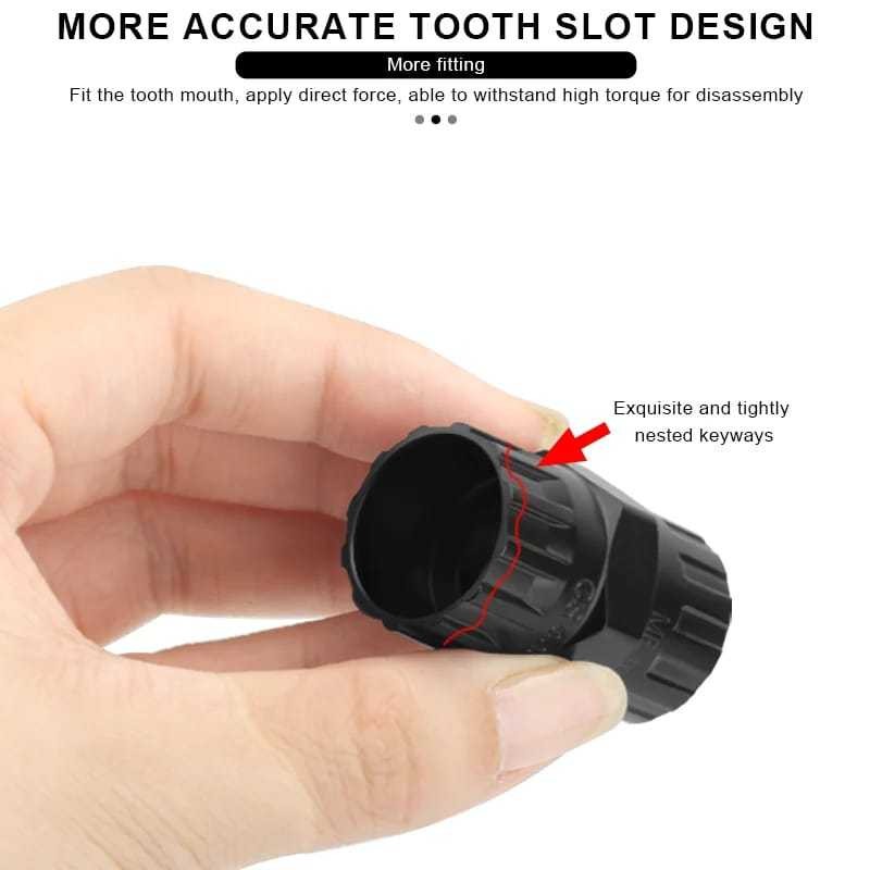 Riderace Alat Tool Kunci Pembuka Sprocket Cassette Dan Freewheel Gear Belakang Sepeda Kunci Rantai S