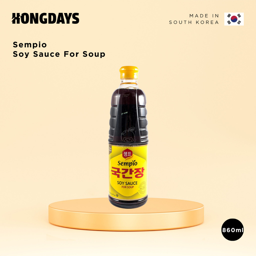 

Sempio Soy Sauce for Soup 860 ml - Kecap Asin Made In Korea - HONGDAYS