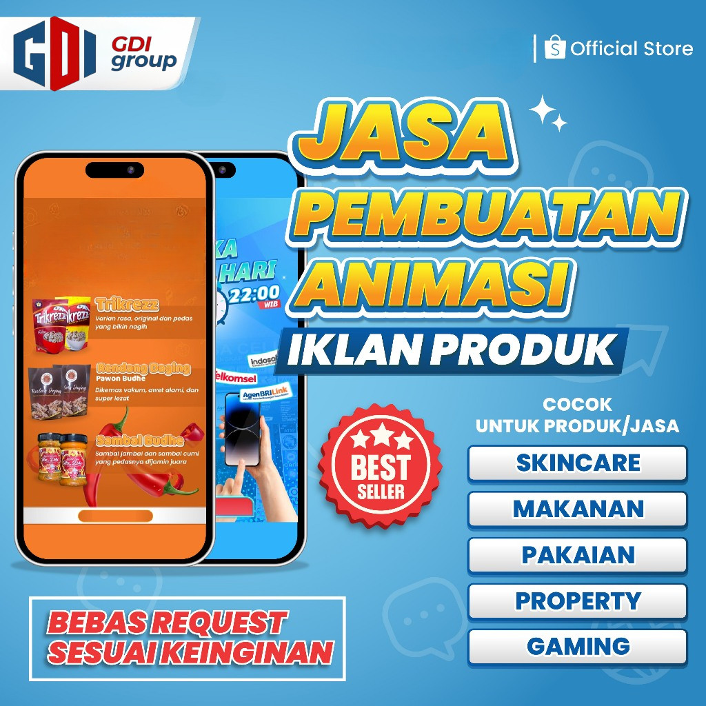 JASA PEMBUATAN VIDEO ANIMASI IKLAN UNTUK PROMOSI PRODUK High Quality I UMKM / PRODUK