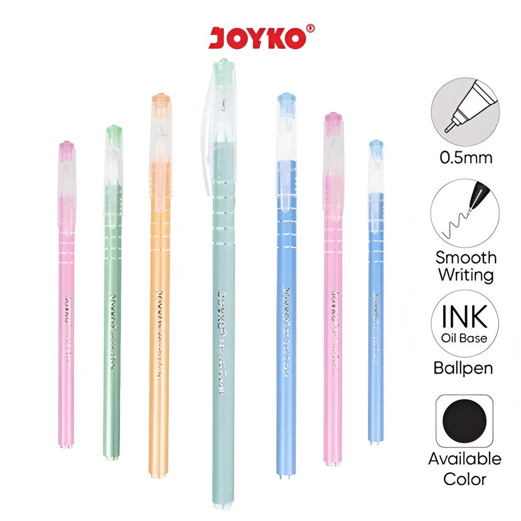 

(1 PCS) Ball Pen Pulpen Pena Joyko BP-335 COZIE 0.5 mm - Pulpen Joyko Cozie BP 335 0.5MM