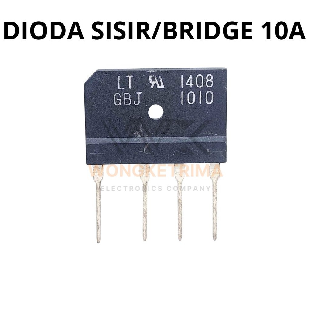 Dioda Bridge 10a Diode Sisir 10 Amper Penyearah Tegangan Ac To Dc