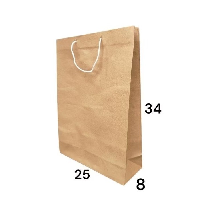 

paperbag coklat ukuran folio 24x35x8 isi 12pcs