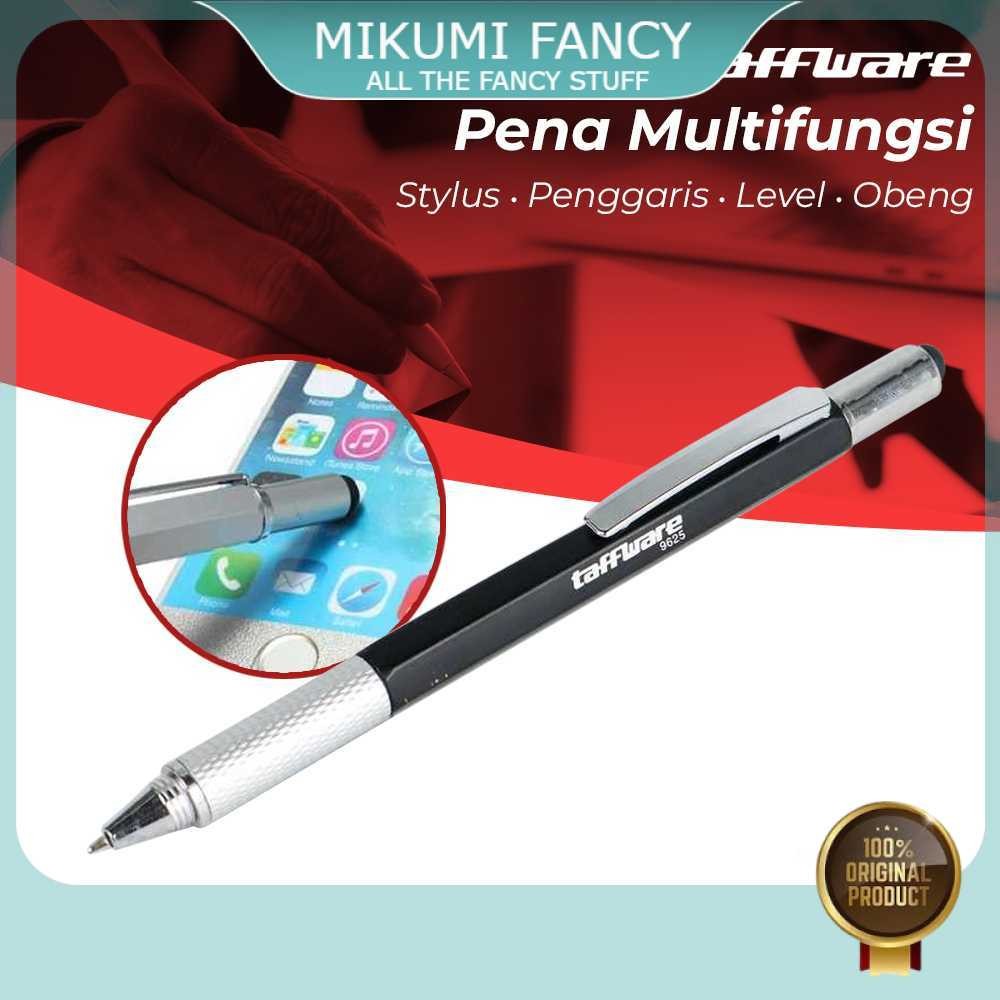 

FANCY Taffware Pena Multifungsi Plastik Stylus Penggaris Waterpass Obeng - 9625
