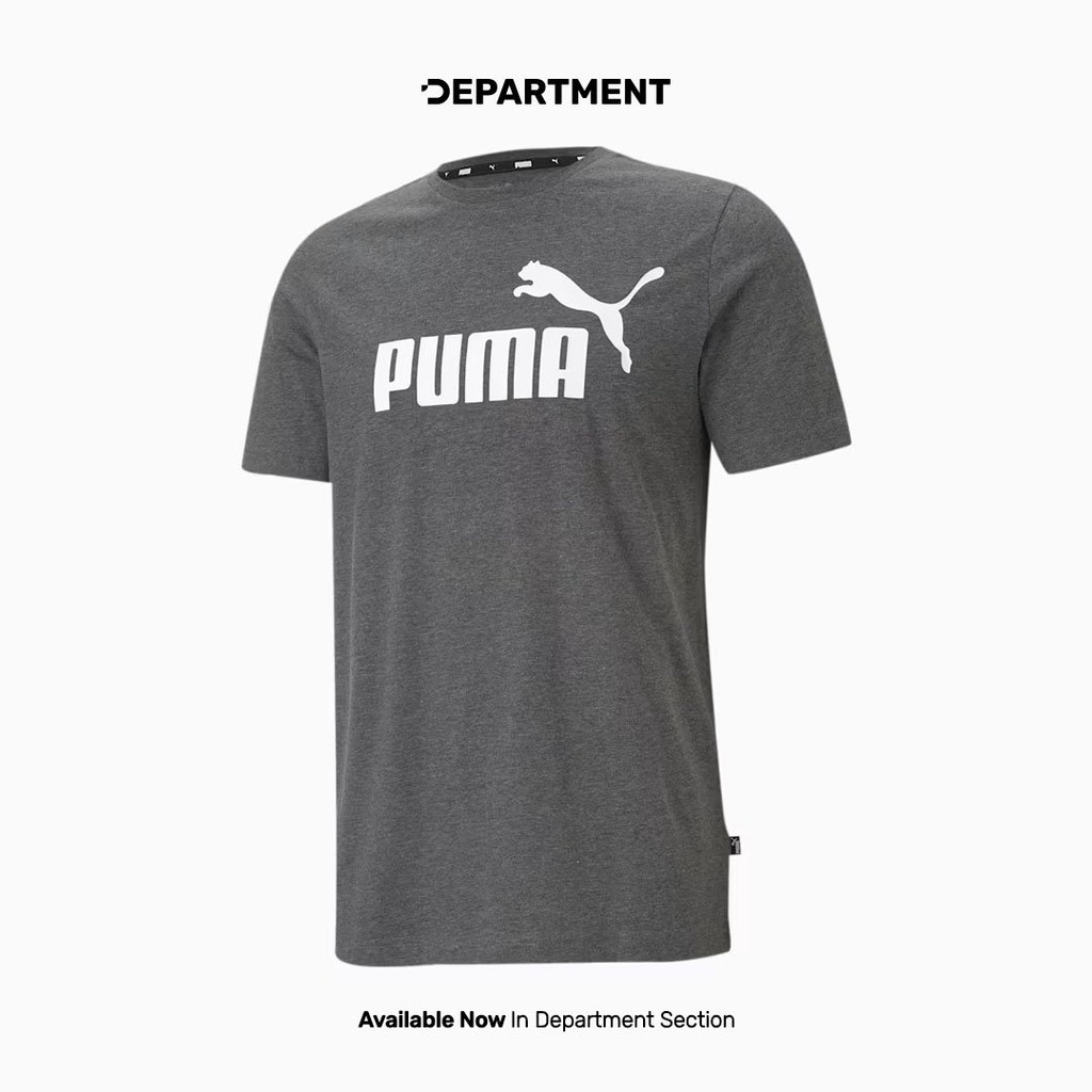 PUMA ESSENTIALS HEATHER Kaos Pria 58673601 ORI