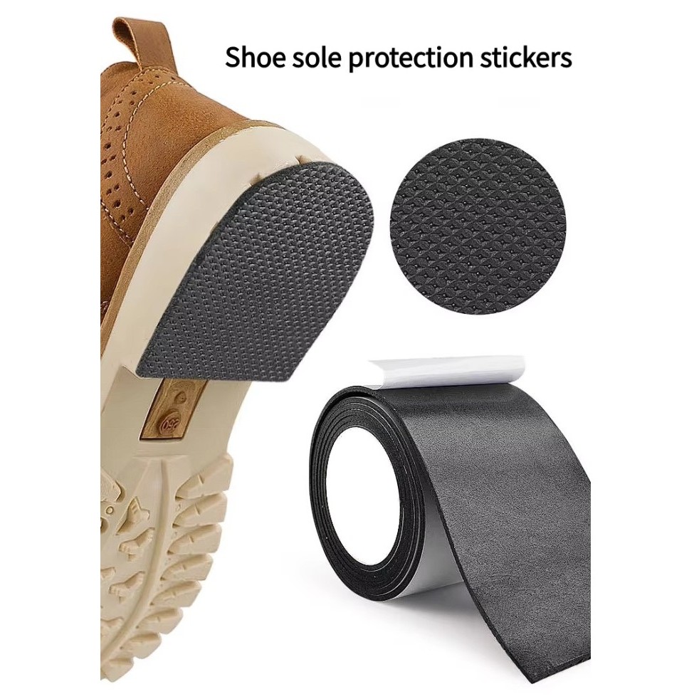 Stiker Tambahan Pelapis Anti Non Slip Licin Pelindung Outsole Sol Alas Bawah Grip Sepatu Hak Alas Kaki Eva Karet Silikon Sticker Meja Kursi Furniture Bantalan Karet Rubber Pads Tatakan Ganjalan Meja Kursi Lebar 5CM x Panjang 100Cm 5x100CM