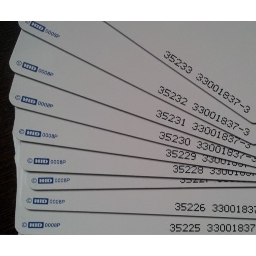 

5pcs/ Set H-I-D card 1386 RFID Smart Card ISOCARD 125KHz 26Bit for access control Format H10301