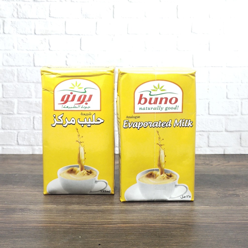 

BUNO ANALOGUE EVAPORATED MILK 125ML