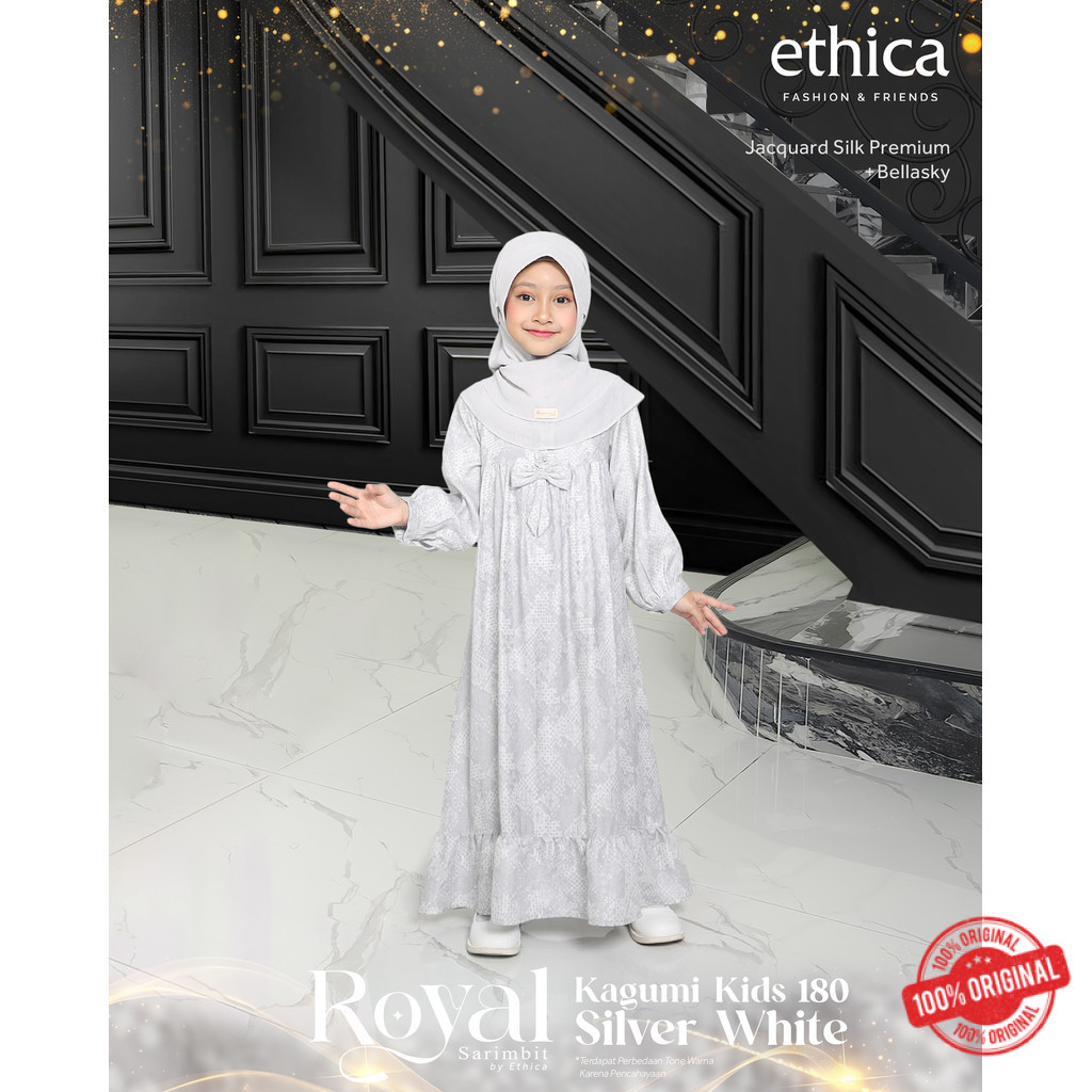 Gamis Anak Perempuan Bahan Silk Kagumi Kids 180  Ethica