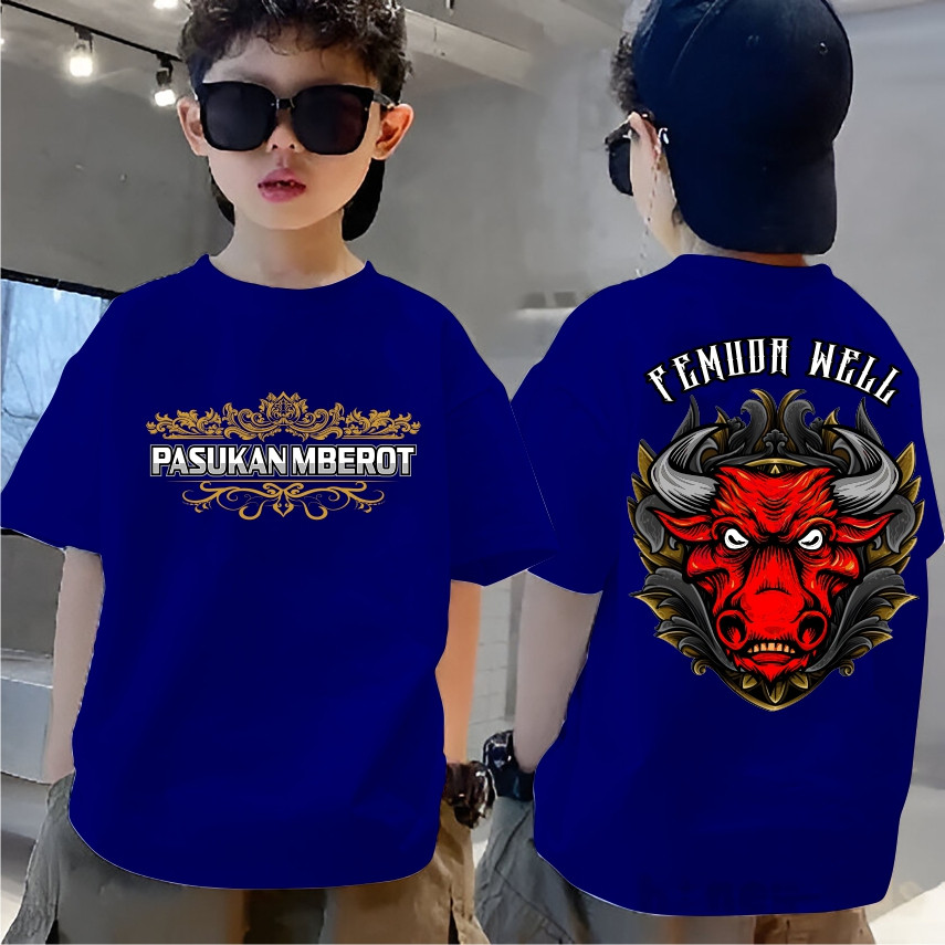 KAOS BAJU BANTENGAN ANAK PEMUDA WELL JARANAN MALANGAN DISTRO MURAH BAHAN ADEM / KAOS ANAK BANTENGAN 