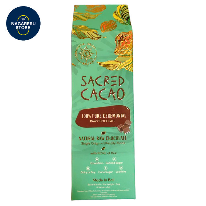 

Sacred cacao 100% pure ceremonial raw chocolate 54gr