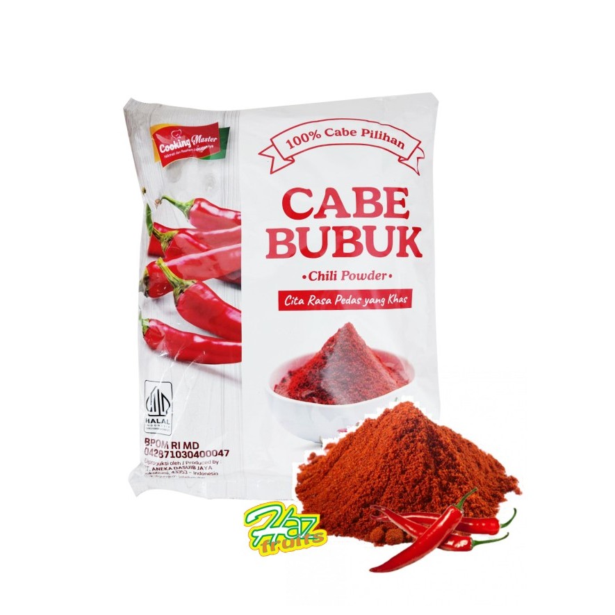 

Cooking Master Cabe Bubuk / Cabai Bubuk / Chili Powder / Chilli Powder - 500 Gram
