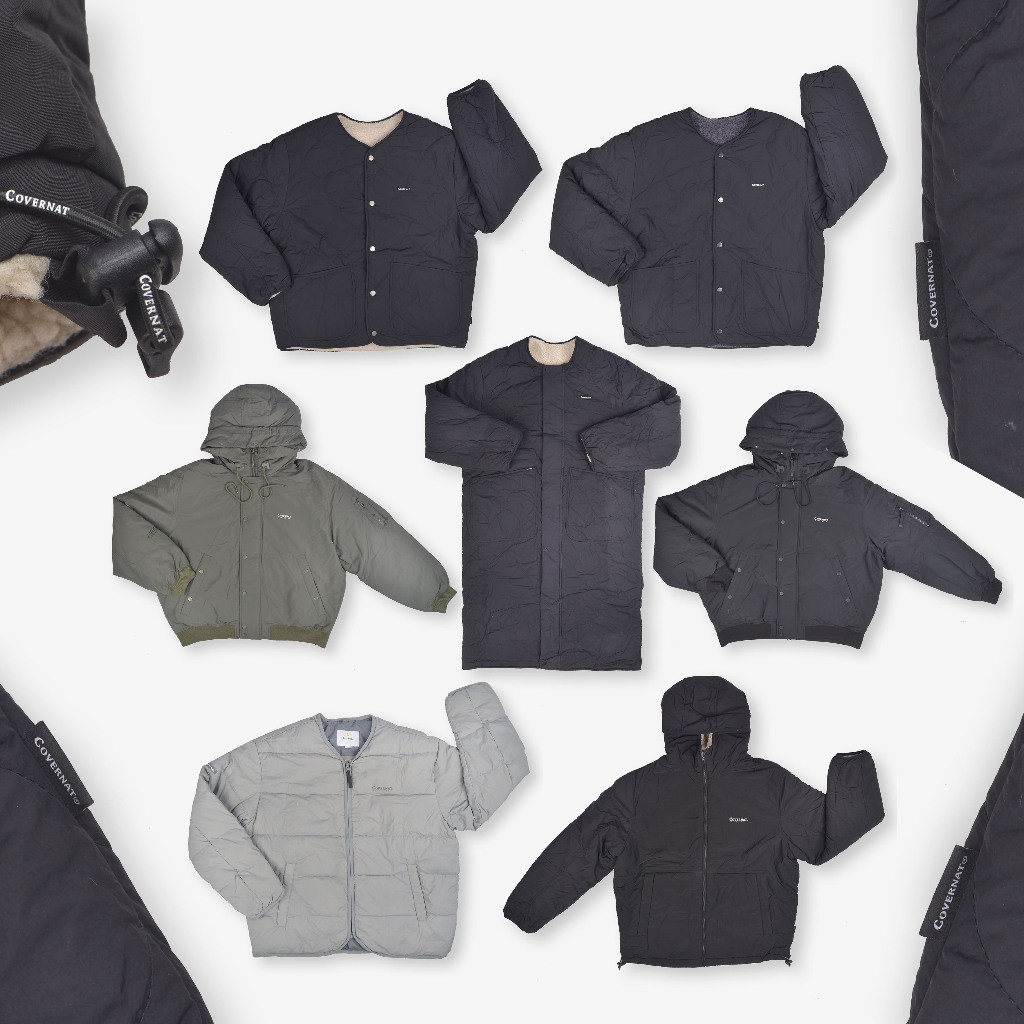 Jaket Mix Outdoor Hangat Tebal Sherpa & Down Jacket