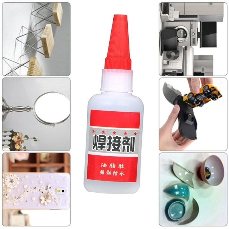

MACC Lem SETAN Lem Super Glue Korean Universal Welding Glue Plastic Wood Metal Rubber Tire Repair 50ml